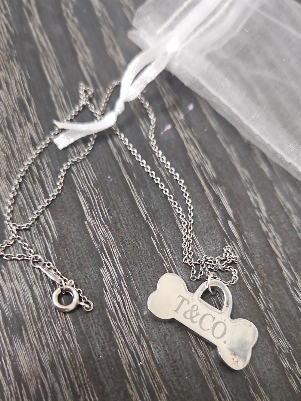 Dogbone Sterling Necklace